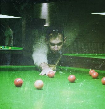 Playing pool in Bruges Playing pool in Bruge